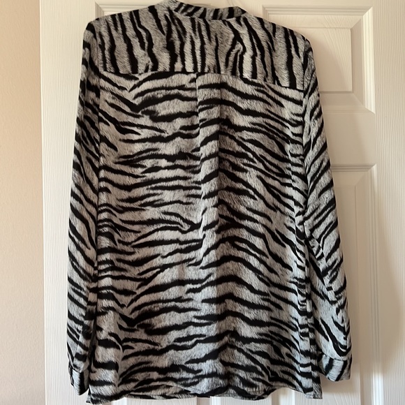 Michael Kors Zebra Print Top - Picture 3 of 7